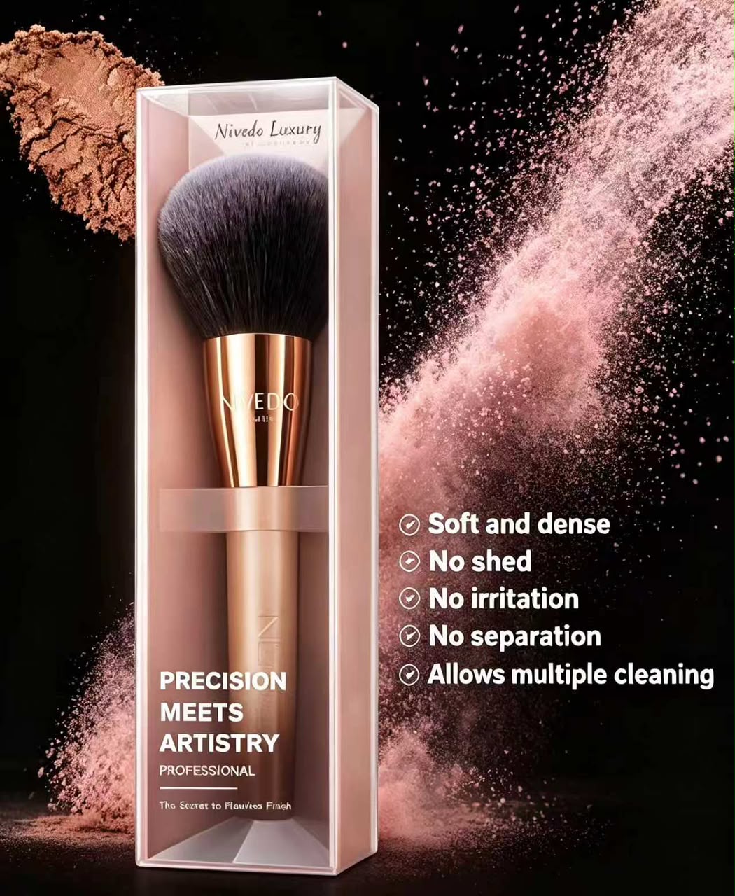 Nivedo Luxury Powder Brush